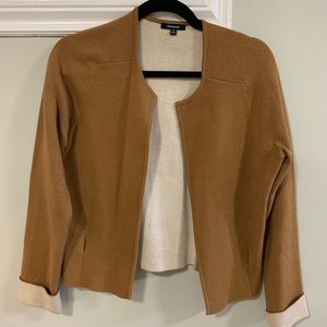 Gold sweater cardigan